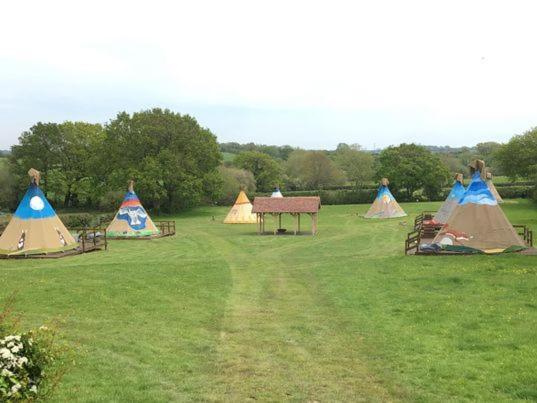 Big Sky Tipi Holidays Wartling ภายนอก รูปภาพ